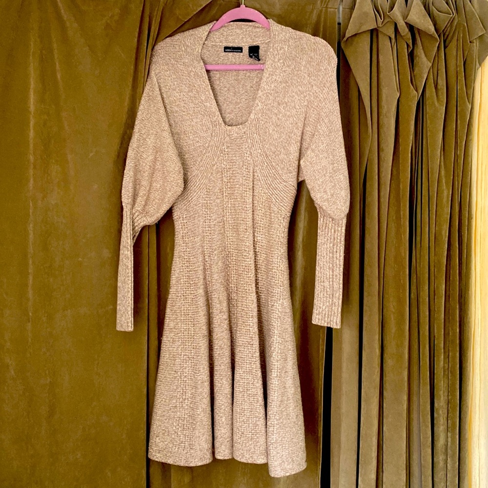 Brown sweater dress from motor international